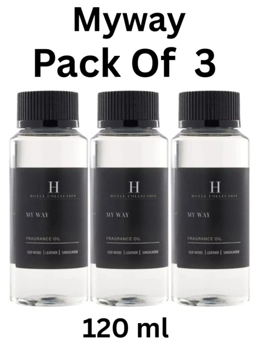 Hotel Collection Fragrance Oil - My Way 4.6oz (120ml) Pack of 3